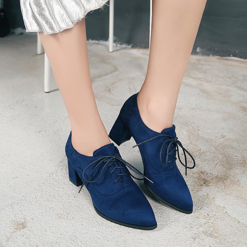 Dress Shoes 2022 Spring Autumn Pointed Toe Lace Up Loafer Women Casual Woman Leisure 6cm Fashion High Heels Black Mujer, Auburn
Dress Shoes 2022 Spring Autumn Pointed Toe Lace Up Loafer Women Casual Woman Leisure 6cm Fashion High Heels Black Mujer, Auburn