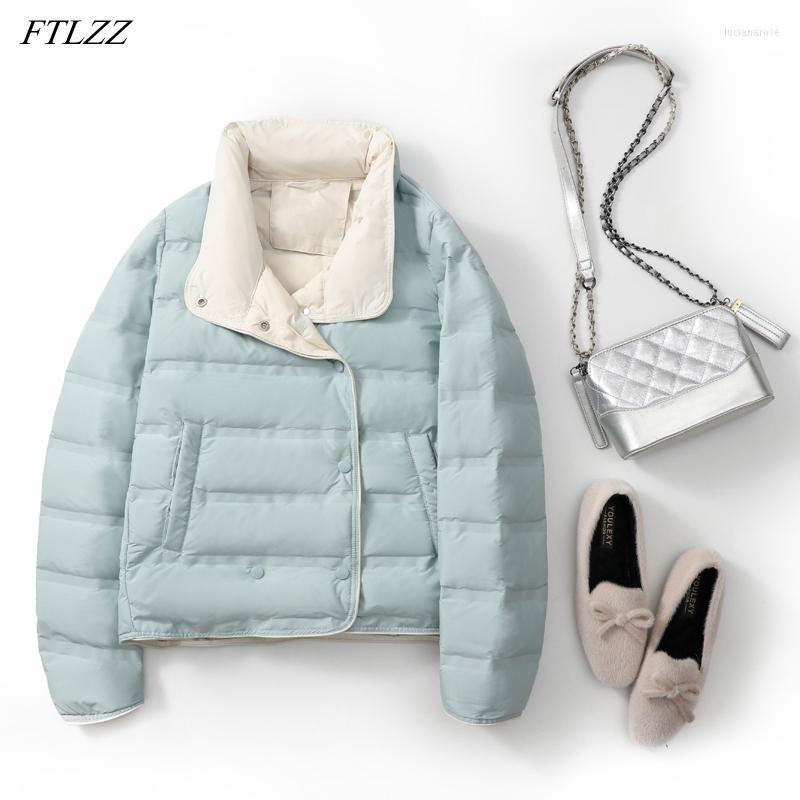 Women' Down & Parkas FTLZZ Winter Ultra Light Splicing Colour Short Jacket Women Slim Puffer 90% White Duck Coat Female Feather Outwear Luc, Black
Women' Down & Parkas FTLZZ Winter Ultra Light Splicing Colour Short Jacket Women Slim Puffer 90% White Duck Coat Female Feather Outwear Luc, Black