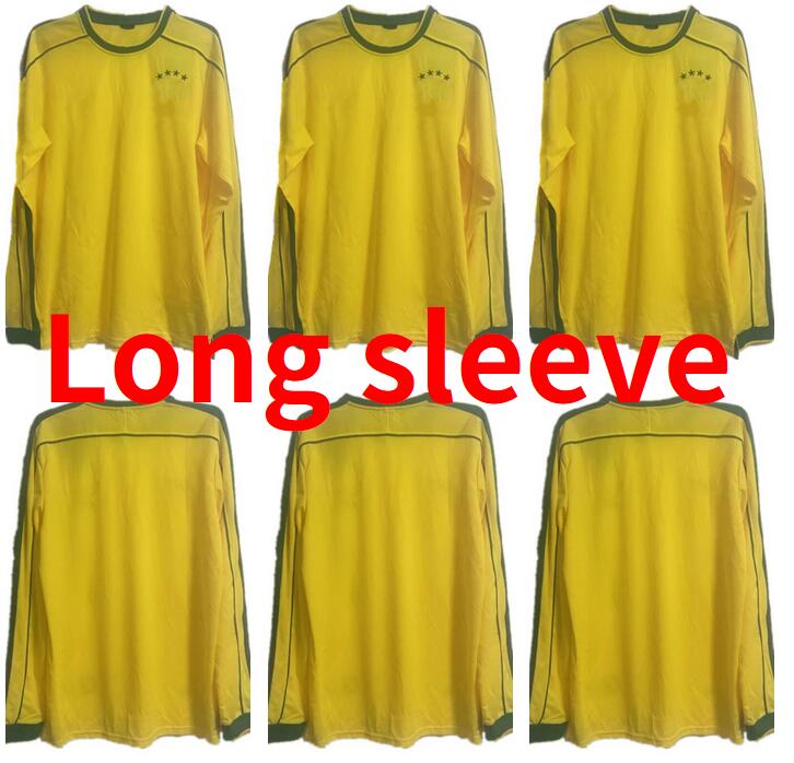 Long sleeve 1998 retro Brasil soccer jerseys Carlos Romario Ronaldo Ronaldinho camisa de futebol BraziLS RIVALDO ADRIANO football shirts 
Long sleeve 1998 retro Brasil soccer jerseys Carlos Romario Ronaldo Ronaldinho camisa de futebol BraziLS RIVALDO ADRIANO football shirts