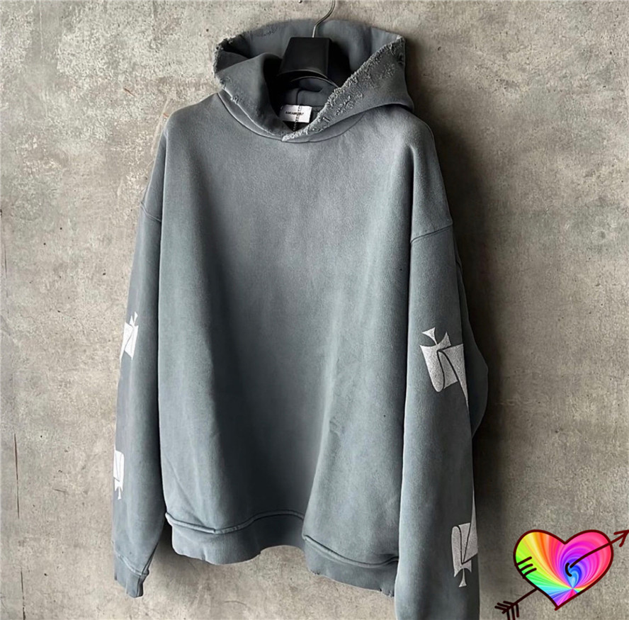 2022 Vintage Hoodie Men Women 1 Quality Wash Hoodie Destroyed Hooded Sweatshirt
2022 Vintage Hoodie Men Women 1 Quality Wash Hoodie Destroyed Hooded Sweatshirt