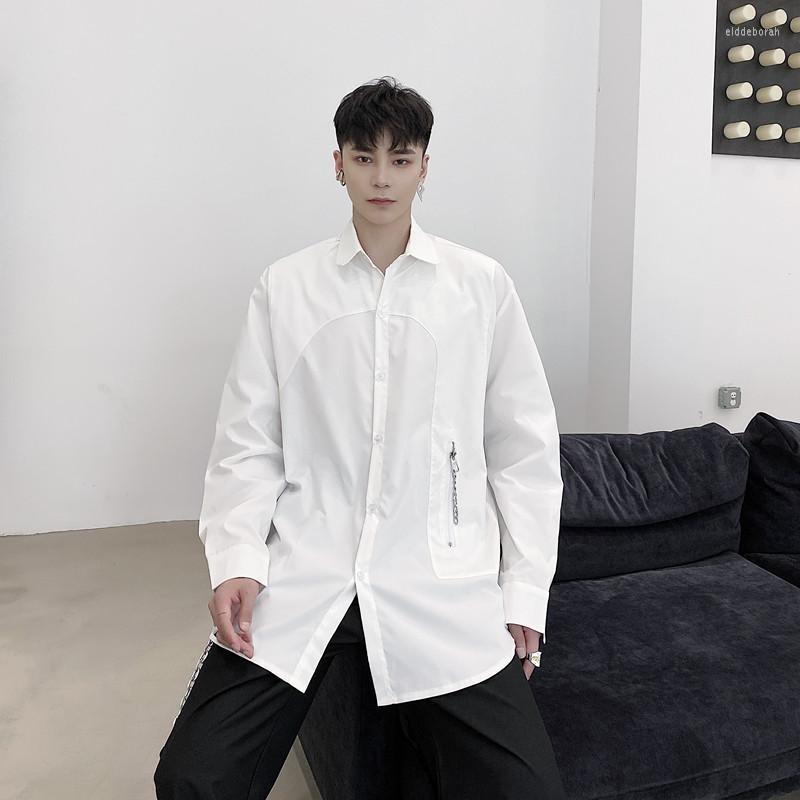 Men's Casual Shirts Men Front Back Long Sleeve Loose White Black Male Japan Style Streetwear Vintage Fashion ShirtMen's Eldd22, 667 black
Men's Casual Shirts Men Front Back Long Sleeve Loose White Black Male Japan Style Streetwear Vintage Fashion ShirtMen's Eldd22, 667 black