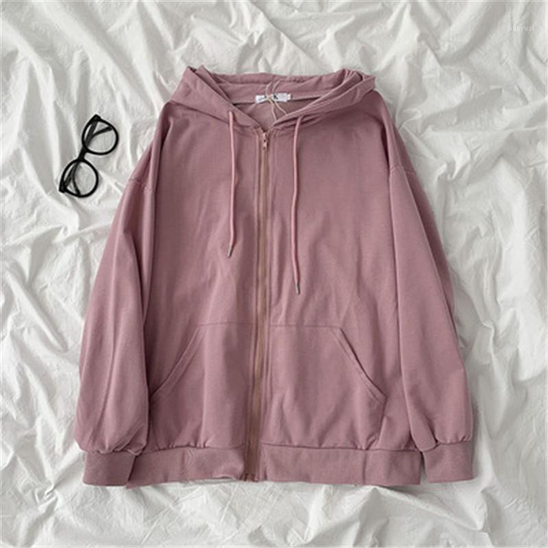 Autumn All Match Solid Casual Hoodies Jacket Pocket Zipper Zip-up Sweatshirts Lady Long Sleeve Oversize Hooded Sweatshirt AB1972 Women's &, Black
Autumn All Match Solid Casual Hoodies Jacket Pocket Zipper Zip-up Sweatshirts Lady Long Sleeve Oversize Hooded Sweatshirt AB1972 Women's &, Black