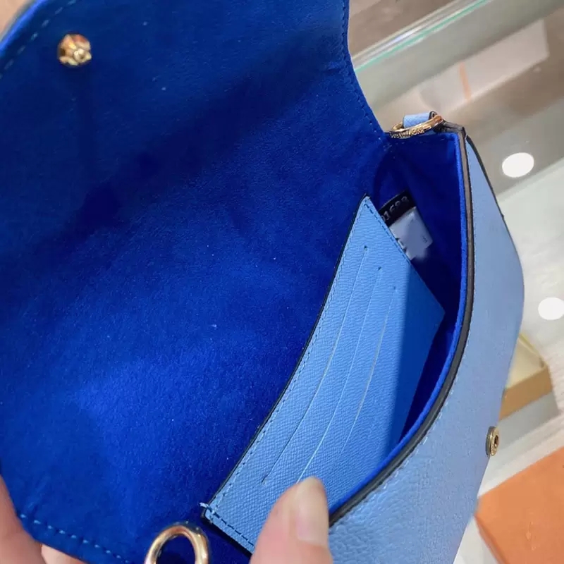 Fashion Shoulder Bags Women Handbags Wallet 3pcs Set Multi Pochette Classic Letter Old Flower Clucth Chain Crossbody Bag Purse Detchable Adjustable Tw