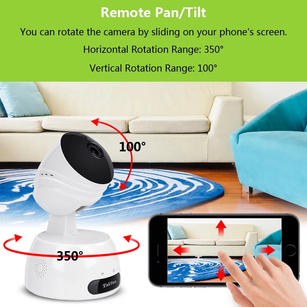 wireless WiFi IP camera video surveillance indoor wi-fi baby monitor network nanny sitter 1080P/720P Night Security