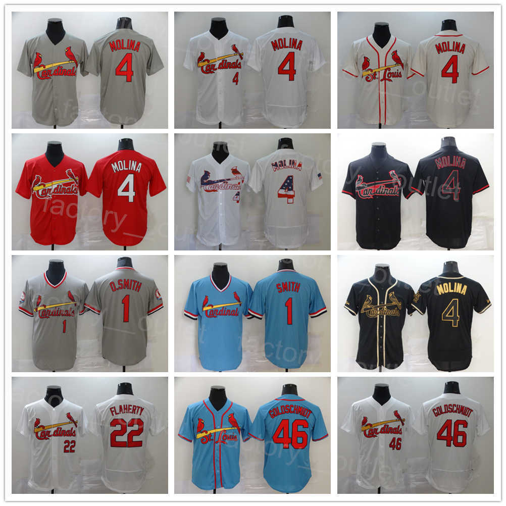Men Baseball 4 Yadier Molina Jersey 1 Ozzie Smith 46 Paul Goldschmidt 22 Jack Flaherty Flexbase Pullover Cool Base For Sport Fans Black Blue White Grey Beige Color
Men Baseball 4 Yadier Molina Jersey 1 Ozzie Smith 46 Paul Goldschmidt 22 Jack Flaherty Flexbase Pullover Cool Base For Sport Fans Black Blue White Grey Beige Color
