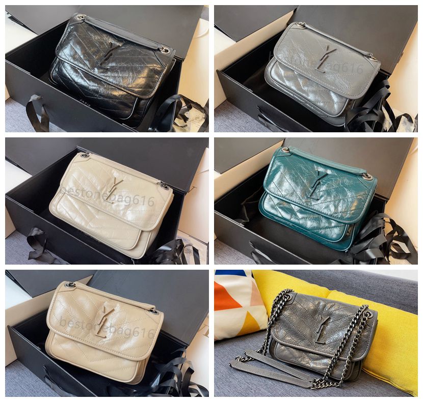 Super Quality NIKI Womens Shoulder Bag luxurys designers bags Handbags Purses EFFINI Cowhide Genuine Leather Cover Crossbody Messenger Bag
Super Quality NIKI Womens Shoulder Bag luxurys designers bags Handbags Purses EFFINI Cowhide Genuine Leather Cover Crossbody Messenger Bag