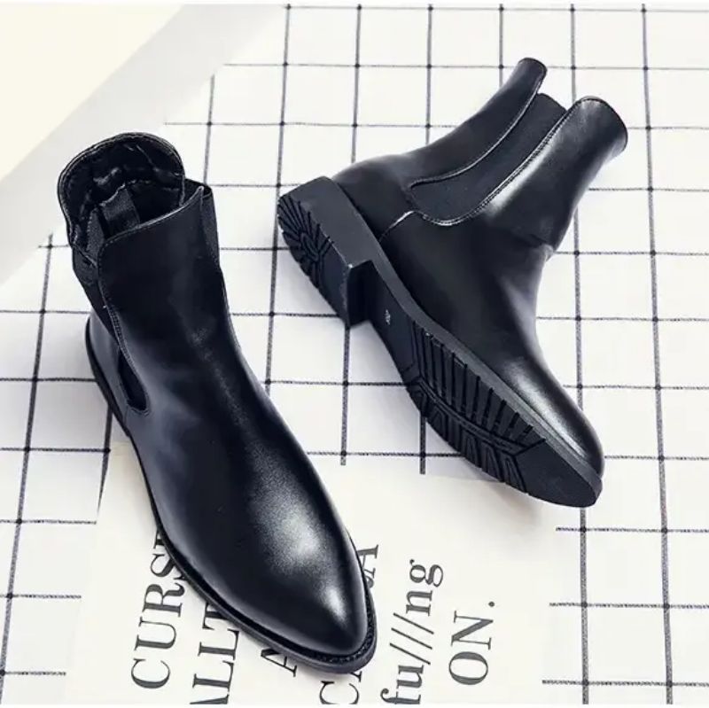 Men Ankle Boots Business PU Leather Formal Shoes Low Heel Slip on Decoration British Style Fashion Retro Versatile DH901, Clear
Men Ankle Boots Business PU Leather Formal Shoes Low Heel Slip on Decoration British Style Fashion Retro Versatile DH901, Clear