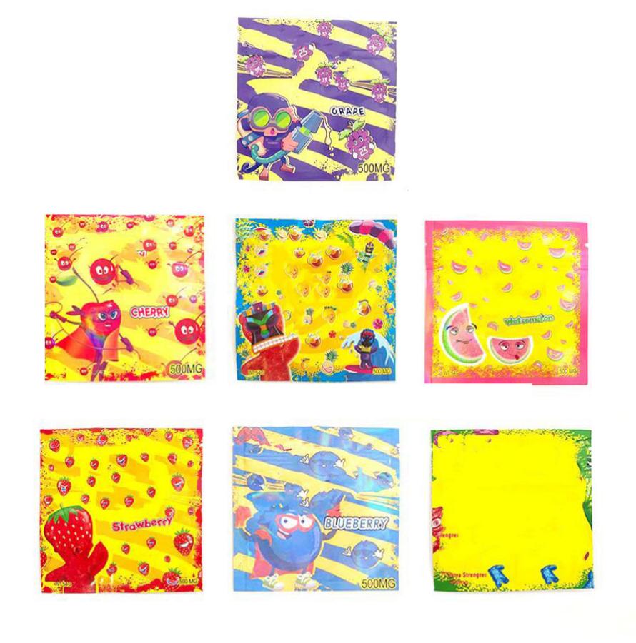 500pcs Empty bag dummies gummy edibles packaging bags strawberry blueberry cherry mylar baggie 500mg candy package manufacture
500pcs Empty bag dummies gummy edibles packaging bags strawberry blueberry cherry mylar baggie 500mg candy package manufacture