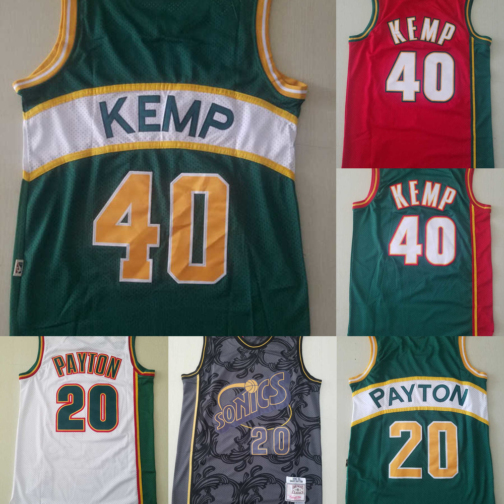 mens Seattle''Super''Sonics''Jersey Gary 20 Payton Shawn 40 Kemp Basketball Shorts Basketball Jerseys red white Blue high quality, Color
mens Seattle''Super''Sonics''Jersey Gary 20 Payton Shawn 40 Kemp Basketball Shorts Basketball Jerseys red white Blue high quality, Color