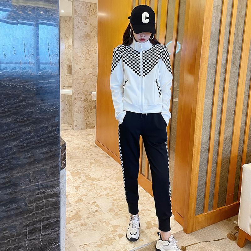 Women's Two Piece Pants 2022 Fashion Spring Autumn Palid Tracksuit Women Set Loose Coat + Harem Female Sets Casual Outfits, Black
Women's Two Piece Pants 2022 Fashion Spring Autumn Palid Tracksuit Women Set Loose Coat + Harem Female Sets Casual Outfits, Black