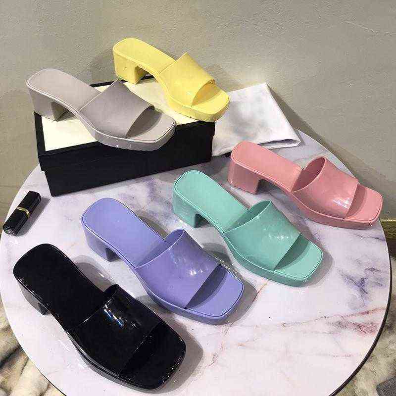 Designer Women Slippers Chunky Rubber Jelly Sandals High Heels Sandal Summer Thick Bottom Slipper Beach Slides Alphabet Pink g Xghnp, 14
Designer Women Slippers Chunky Rubber Jelly Sandals High Heels Sandal Summer Thick Bottom Slipper Beach Slides Alphabet Pink g Xghnp, 14