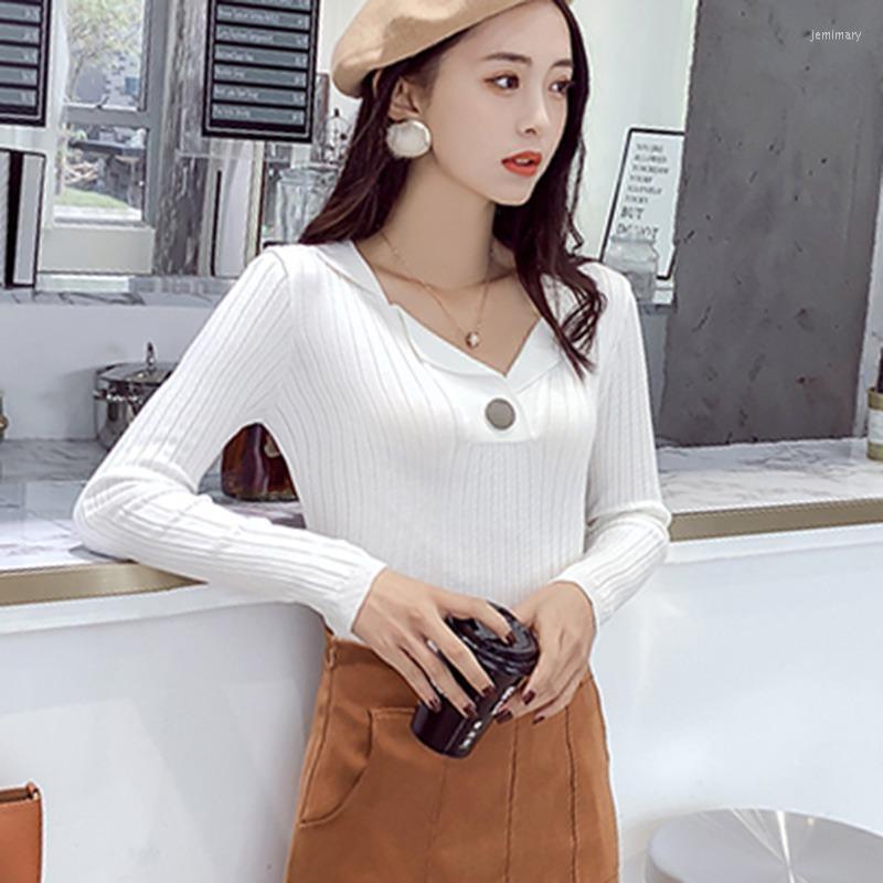 Women's Sweaters Women Knitted Sweater Pullovers V-neck Long Sleeve Basic Tops Autumn Winter Jemi22
Women's Sweaters Women Knitted Sweater Pullovers V-neck Long Sleeve Basic Tops Autumn Winter Jemi22