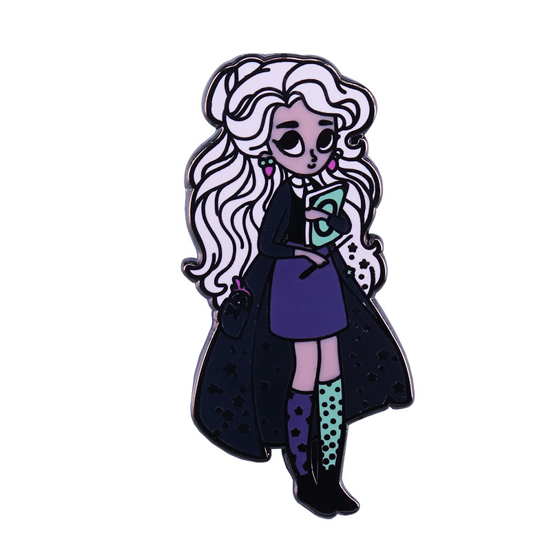 Hogwartss School of Witchcraft and Wizardry and Magic Witch Luna Lovegood Hard Enamel Pin Fashion Retro Navy Girl Brooch Jewelry, As picture
Hogwartss School of Witchcraft and Wizardry and Magic Witch Luna Lovegood Hard Enamel Pin Fashion Retro Navy Girl Brooch Jewelry, As picture