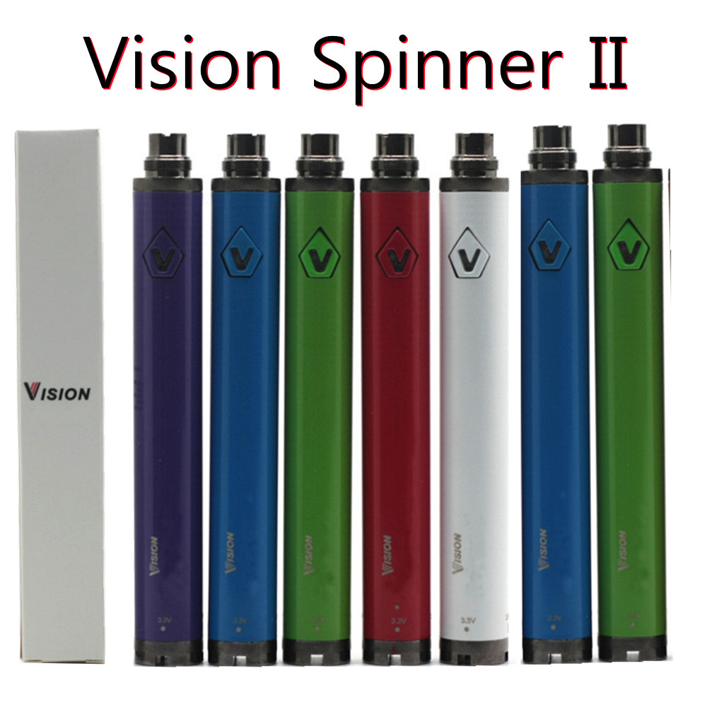 Vision Spinner 2 II Battery 1600mah Ego C Twist Variable Voltage 3.3V--4.8V VV Batteries For 510 Thread Mini Protank Atomizer High Quality
Vision Spinner 2 II Battery 1600mah Ego C Twist Variable Voltage 3.3V--4.8V VV Batteries For 510 Thread Mini Protank Atomizer High Quality