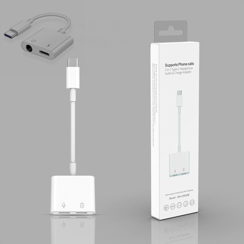 2 In 1 Dual Type-C DAC Jack earphone Adapter For Samsung S20 note10 Huawei xiaomi LG USB-C Type C to 3.5mm AUX Audio Headphones Splitter Charging Converter With Retail Box
2 In 1 Dual Type-C DAC Jack earphone Adapter For Samsung S20 note10 Huawei xiaomi LG USB-C Type C to 3.5mm AUX Audio Headphones Splitter Charging Converter With Retail Box