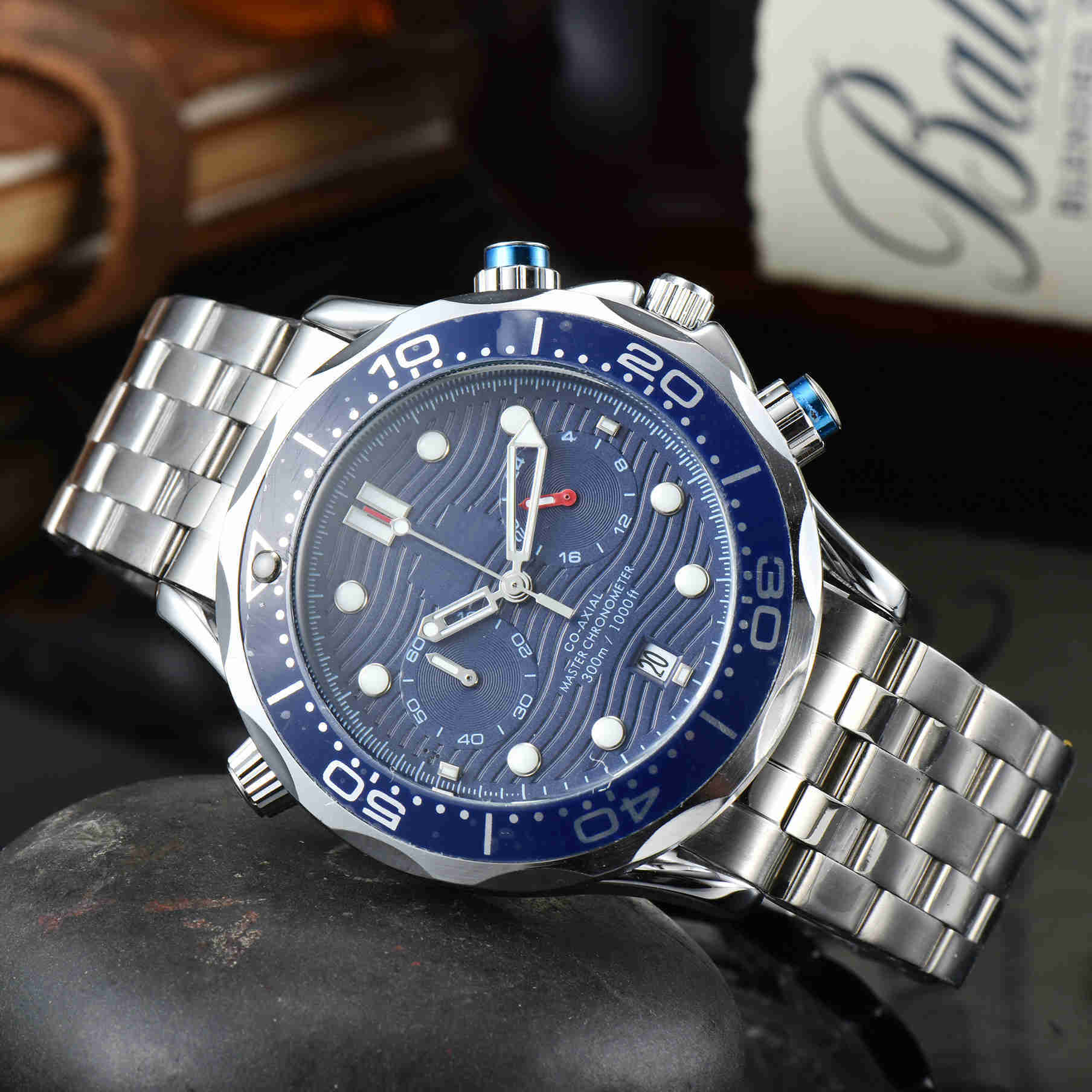 2022 Brand New Mens Watch Automatic Stainless Steel Ceramic Multifunctional Hour Hand Wristwatch Quartz Movement High Quality Strap Fashion Waterproof Watch, A-8
2022 Brand New Mens Watch Automatic Stainless Steel Ceramic Multifunctional Hour Hand Wristwatch Quartz Movement High Quality Strap Fashion Waterproof Watch, A-8