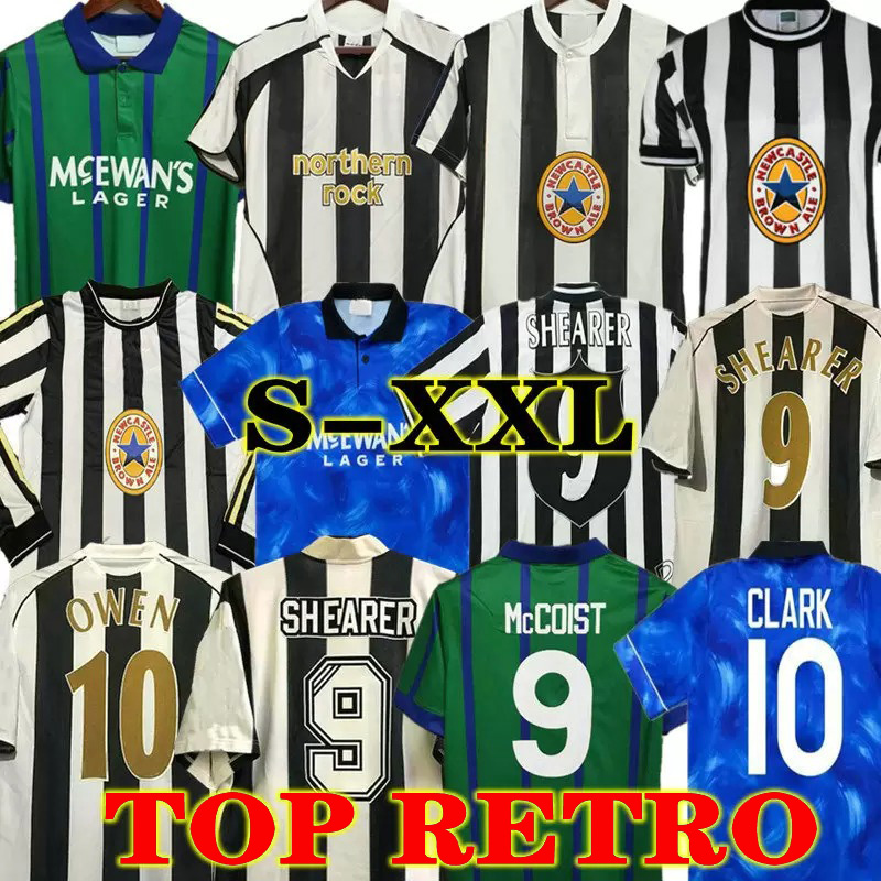 Newcastle Retro soccer jersey 1985 1986 1987 1993 1994 1995 96 97 98 99 2005 2006 2007 BATTY ASPRILLA CINOLA SHEARER kits OWEN UNITED football shirt, 84/85
Newcastle Retro soccer jersey 1985 1986 1987 1993 1994 1995 96 97 98 99 2005 2006 2007 BATTY ASPRILLA CINOLA SHEARER kits OWEN UNITED football shirt, 84/85