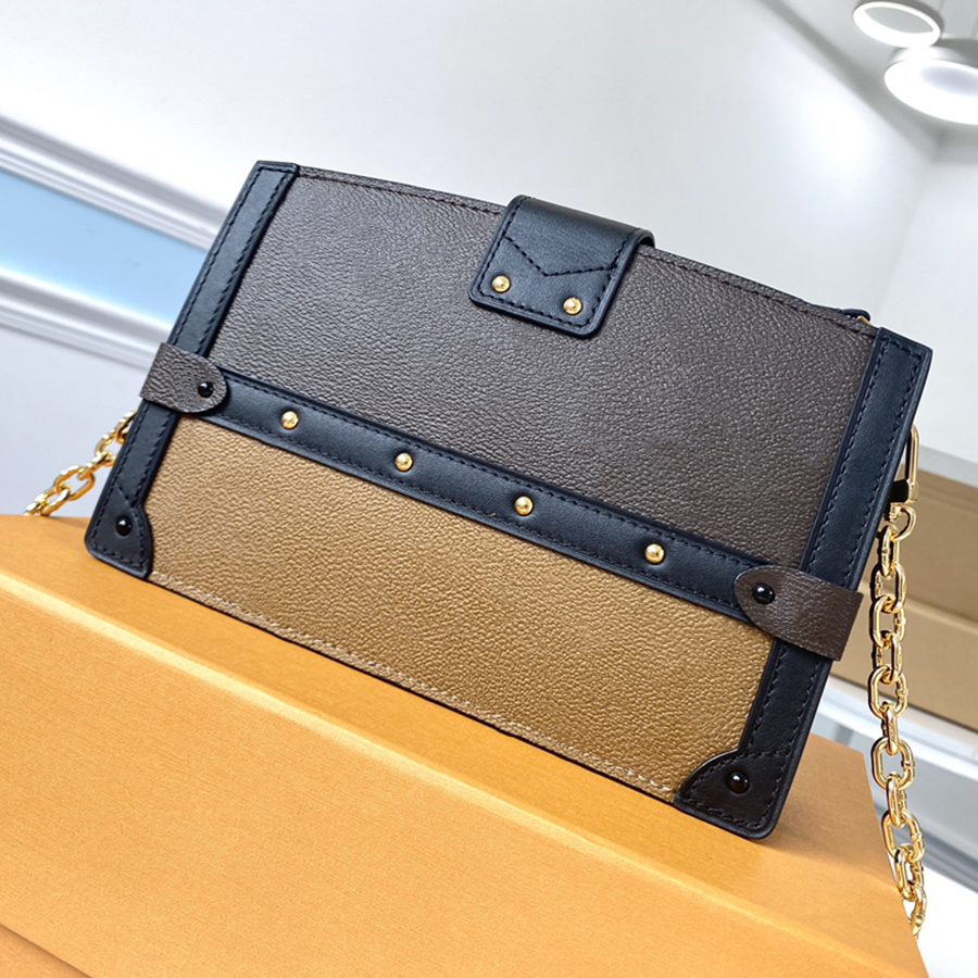 10A Mirror quality TRUNK CLUTCH Crossbody Designer Bag M43596 Fashion Chain Bag Genuine Leather Luxuries Shoulder Bagss Female Wallet With Box L037
10A Mirror quality TRUNK CLUTCH Crossbody Designer Bag M43596 Fashion Chain Bag Genuine Leather Luxuries Shoulder Bagss Female Wallet With Box L037