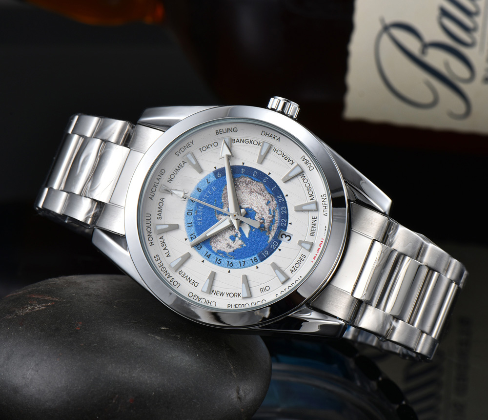 2022 New Three stitches luxury mens watches Quartz Watch high quality Top Brand Hot clock Stainless steel strap men fashion accessories style world city sea, 01
2022 New Three stitches luxury mens watches Quartz Watch high quality Top Brand Hot clock Stainless steel strap men fashion accessories style world city sea, 01
