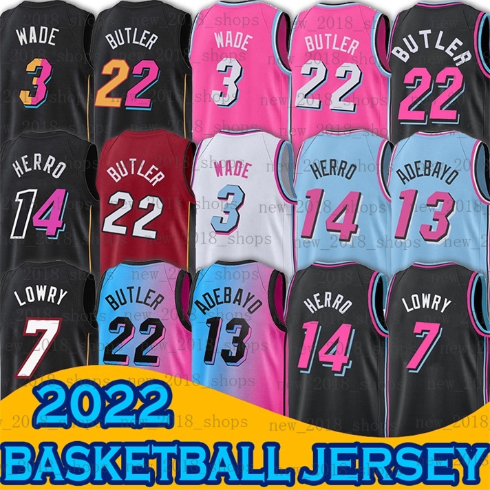 Miamis Heats Dwyane Wade Tyler Herro Jimmy Butler Bam Adebayo Kyle Lowry Duncan Robinson Basketball Jersey 2021 2022 New 22 3 14 Black Pink, Men jersey
Miamis Heats Dwyane Wade Tyler Herro Jimmy Butler Bam Adebayo Kyle Lowry Duncan Robinson Basketball Jersey 2021 2022 New 22 3 14 Black Pink, Men jersey
