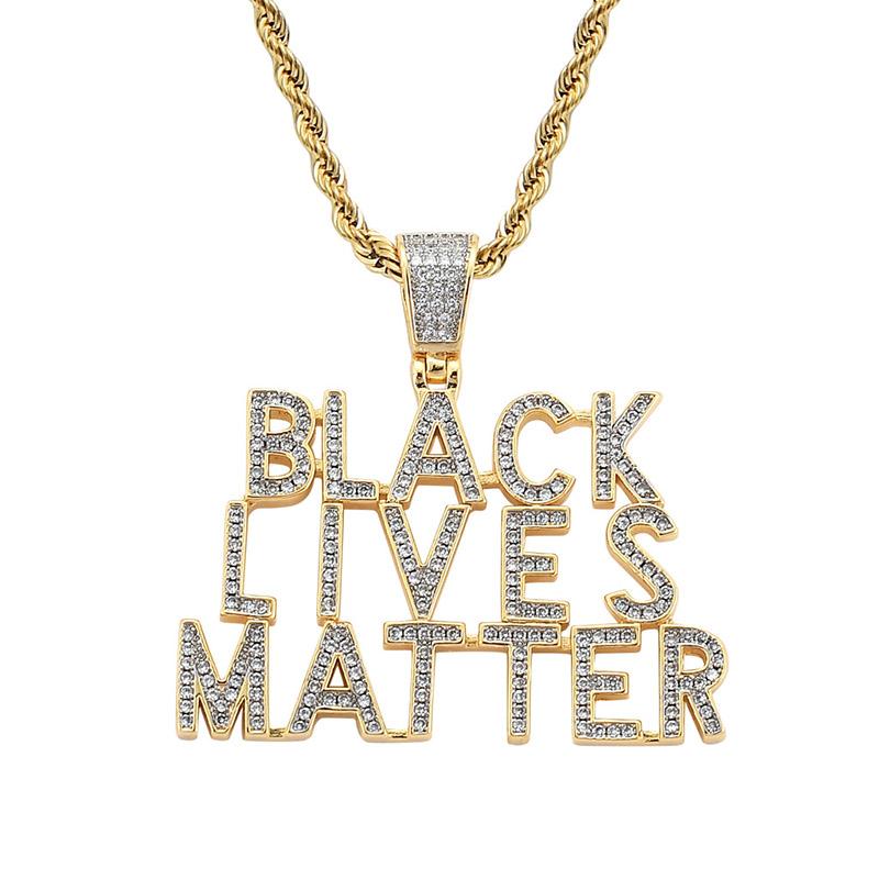Pendant Necklaces Hip Hop Micro Paved Cubic Zirconia Bling Out BLACK LIVES MATTER Pendants For Men Jewelry Gold Silver ColorPendant PendantP
Pendant Necklaces Hip Hop Micro Paved Cubic Zirconia Bling Out BLACK LIVES MATTER Pendants For Men Jewelry Gold Silver ColorPendant PendantP