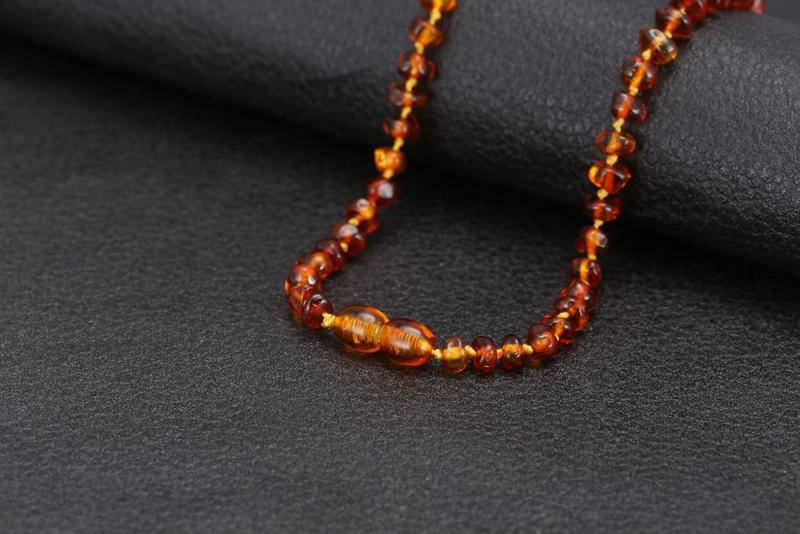 Baltic Amber Teething Necklace for Baby Simple Package 7 Sizes 10 Colors Lab Tested 220722