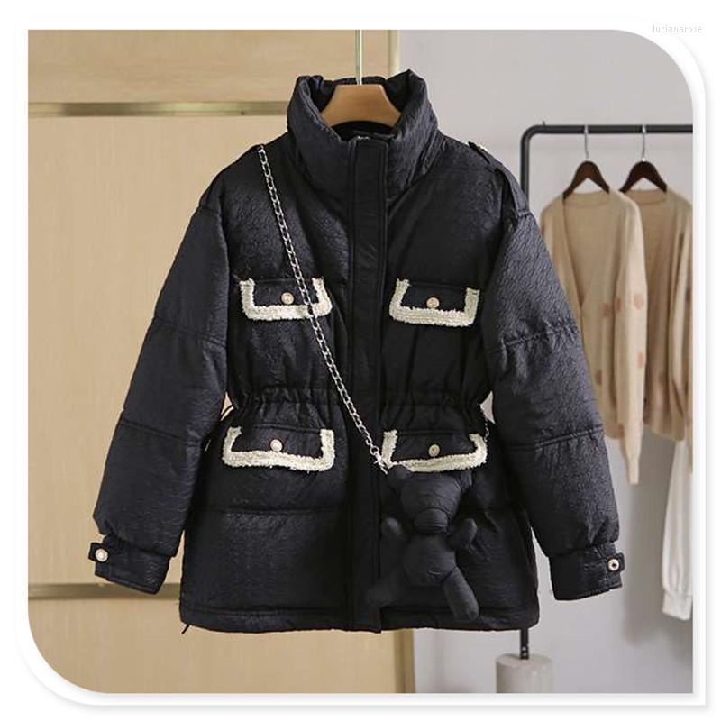 Women' Down & Parkas FTLZZ Winter Splicing Light Feather Jacket Women High Waist Slim Warm Coat Bear Doll Pendant Parker Fluffy Short Outwe, Beige
Women' Down & Parkas FTLZZ Winter Splicing Light Feather Jacket Women High Waist Slim Warm Coat Bear Doll Pendant Parker Fluffy Short Outwe, Beige