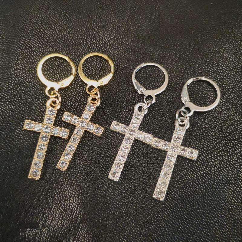 Dangle & Chandelier Zircon Cross Earrings Classic Elegant Luxury Style Bling Diamond Drop For Women Girls Fashion Jewelry GiftsDangle
Dangle & Chandelier Zircon Cross Earrings Classic Elegant Luxury Style Bling Diamond Drop For Women Girls Fashion Jewelry GiftsDangle
