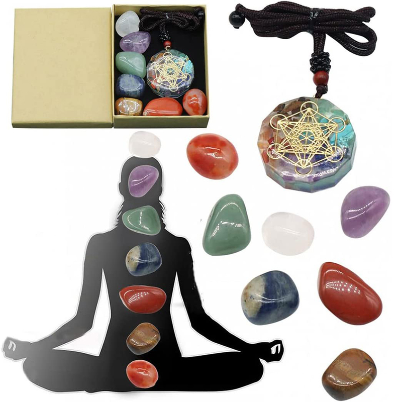 Orgone Pendant Kit 7 Chakra Healing Crystals Stones Metatron Cube Orgonite Pendant Energy Generator Necklace Spiritual Enhance 220813
Orgone Pendant Kit 7 Chakra Healing Crystals Stones Metatron Cube Orgonite Pendant Energy Generator Necklace Spiritual Enhance 220813