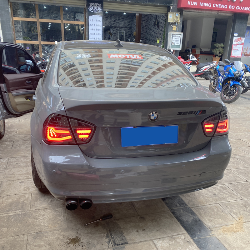 Auto Rear Lights for BMW E90 LED Tail Light 2005-2012 318i 320i 323i 325i 330i DRL Taillight Replacement Reversing Brake Light