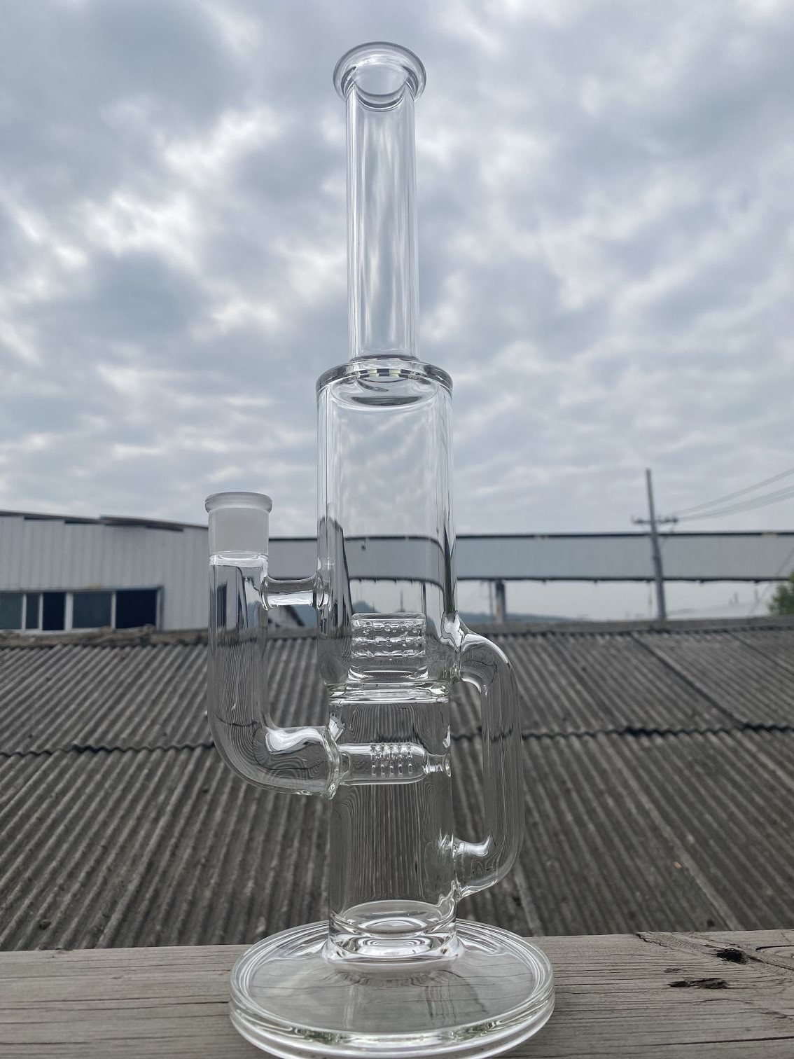 Unique BIAO Glass Bongs 360 grid Style Hookahs Water Pipes 16inch 18 mm joint
Unique BIAO Glass Bongs 360 grid Style Hookahs Water Pipes 16inch 18 mm joint