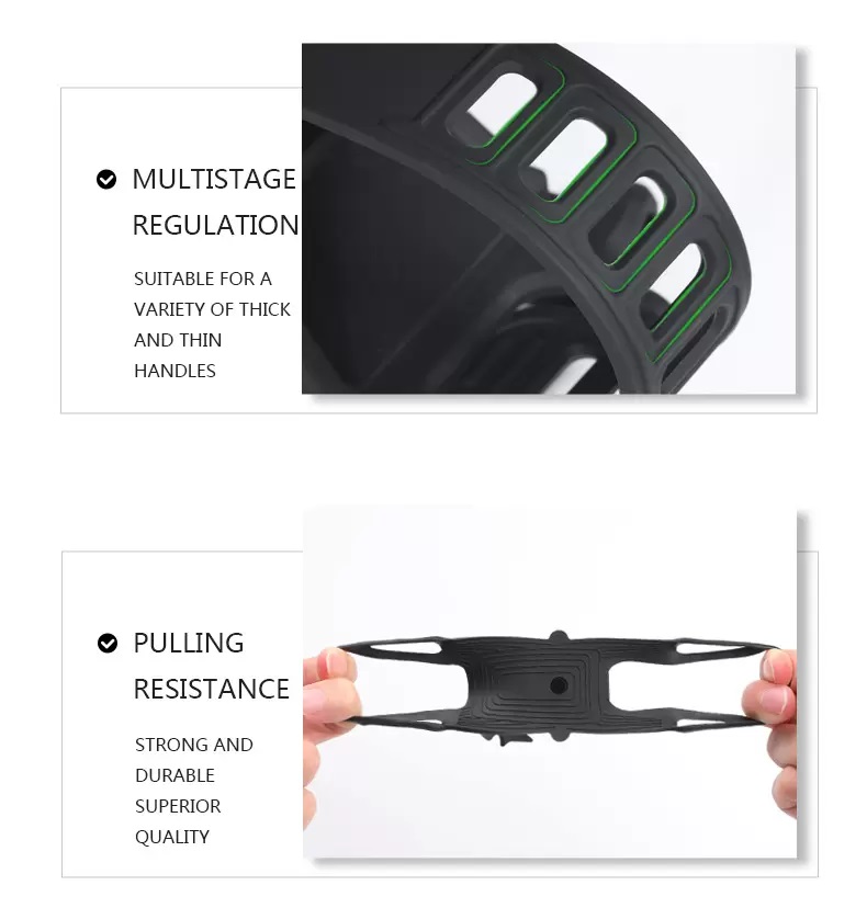 Flexible Bicycle Smartphone Holder 360 Rotation Silicone Bike Motorbike Mount Mobile Phone Accessories Holder