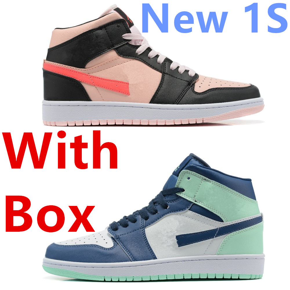 New 1S Atmosphere Basketball Shoes Dark Chocolate Blue Mint Jumpman 1 Mid Light Mulberry Schematic Mens Womens Designer Sneakers Sports Trainers With Box Size 12
New 1S Atmosphere Basketball Shoes Dark Chocolate Blue Mint Jumpman 1 Mid Light Mulberry Schematic Mens Womens Designer Sneakers Sports Trainers With Box Size 12