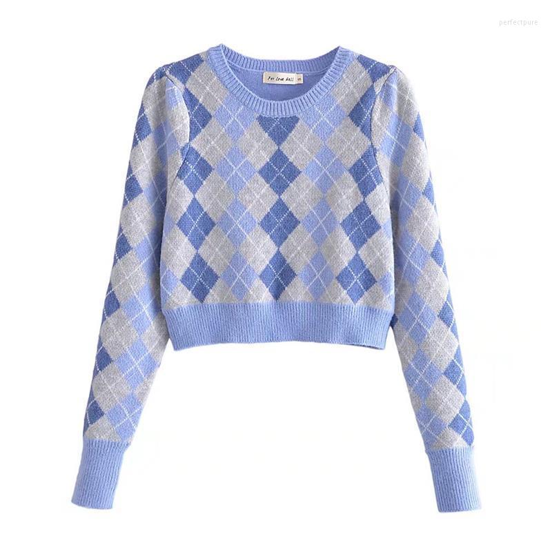 Women's Sweaters Pullover Women Sweater 2022 Autumn Fashion Diamond Plaid Youth Casual Warm Student SweaterWomen's Perf22, Sky blue
Women's Sweaters Pullover Women Sweater 2022 Autumn Fashion Diamond Plaid Youth Casual Warm Student SweaterWomen's Perf22, Sky blue