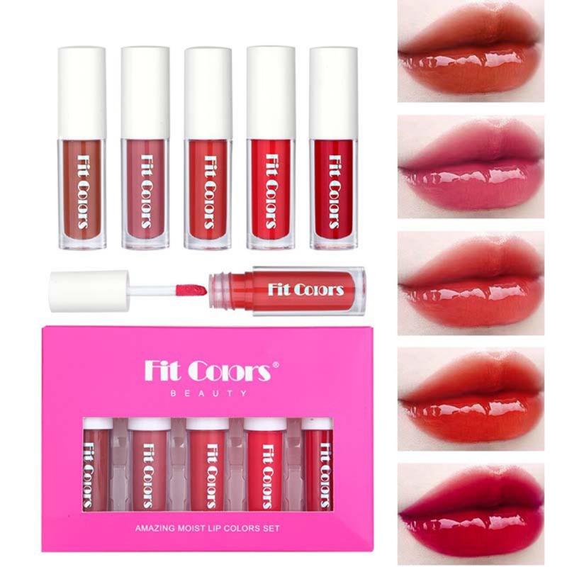 Lip Gloss 5pcs Non-Stick Makeup Liquid Lipstick Kit For Girls And Women Long Lasting Glaze
Lip Gloss 5pcs Non-Stick Makeup Liquid Lipstick Kit For Girls And Women Long Lasting Glaze