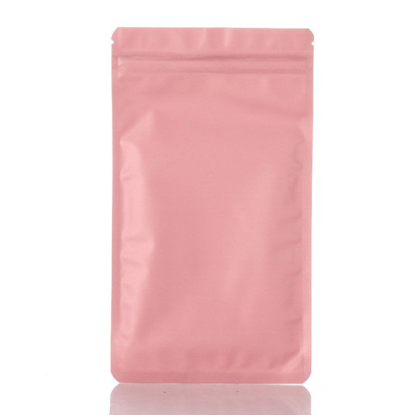 100pcs Flat Bottom Aluminum Foil Zip Lock Packaging Bags Resealable Snack Ground Coffee Beans Chocolate Tea Sugar Beaf Christmas Wedding Gifts Storage
