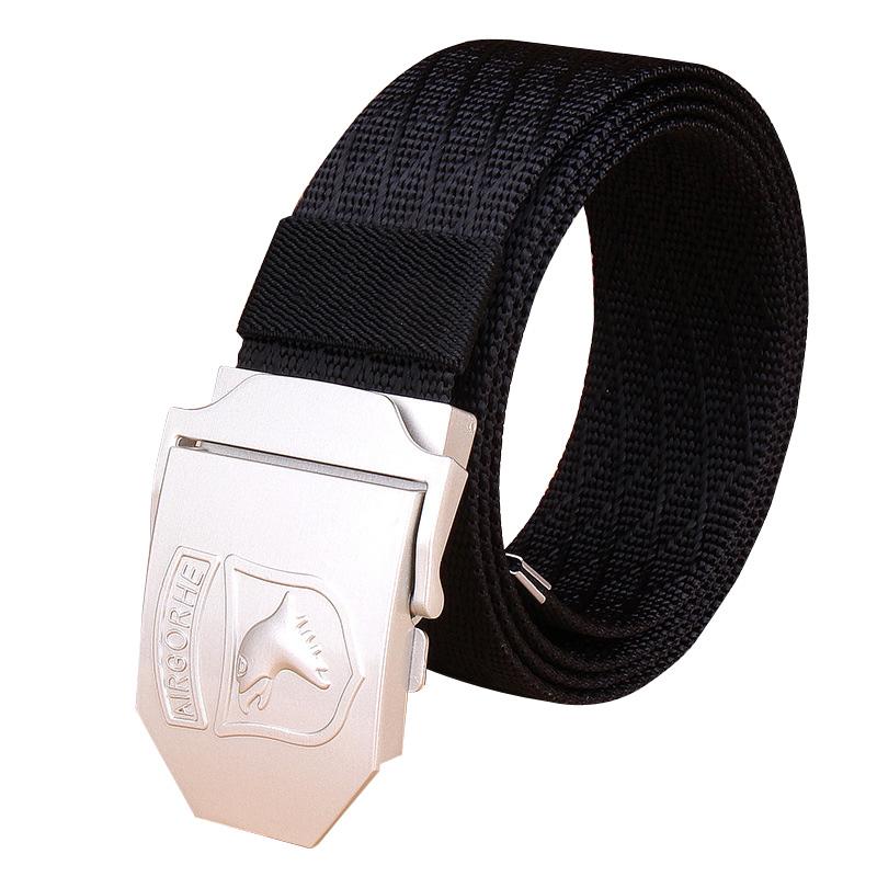 Belts Outdoor Sports Nylon Men Tactical Belt Solid Color Weaveing Snap Buckle Men's Youth Students CS Training, Black
Belts Outdoor Sports Nylon Men Tactical Belt Solid Color Weaveing Snap Buckle Men's Youth Students CS Training, Black