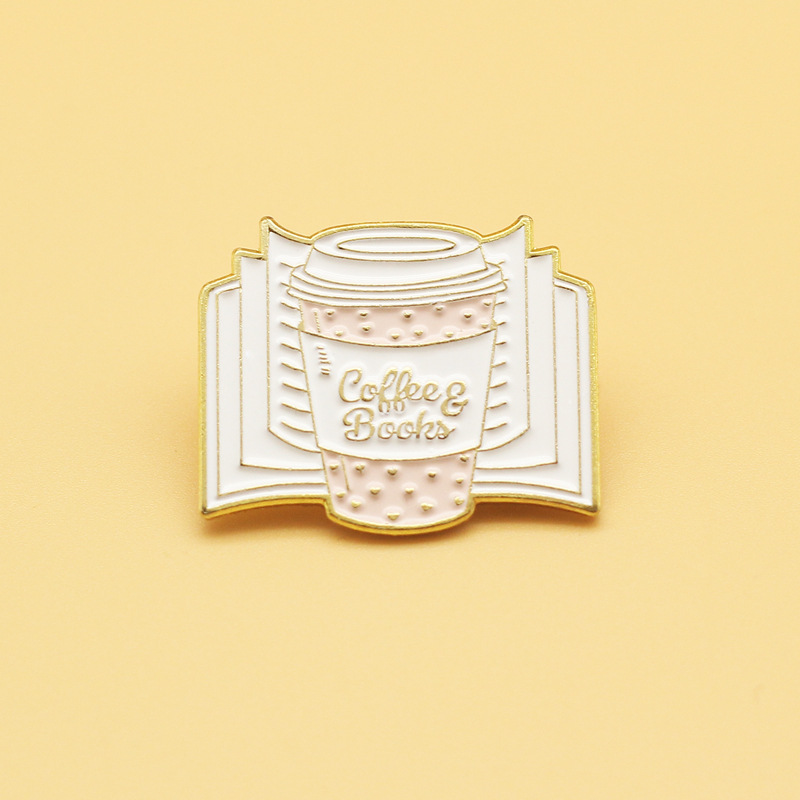 Coffee Book Hard Enamel Pin Pink Water Cup Brooch Medal Accessories Literature Bookworm Lapel Pin Lover Gift Book Accessories, As picture
Coffee Book Hard Enamel Pin Pink Water Cup Brooch Medal Accessories Literature Bookworm Lapel Pin Lover Gift Book Accessories, As picture