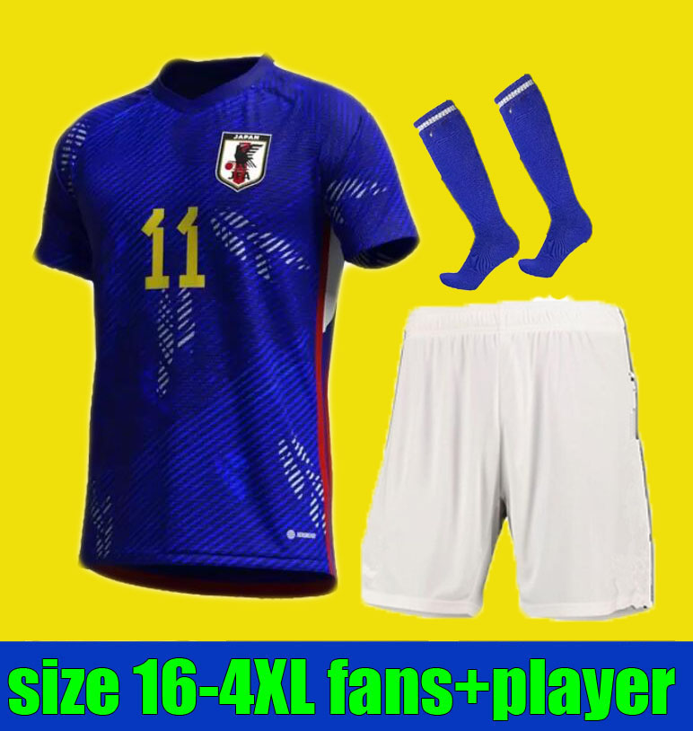 Fans Player 2022 Japan Soccer Jersey home blue Cartoon Captain TSUBASA 2023 ATOM Japanese 22 23 Football Shirt HONDA KAGAWA OKAZAKI kids kit set men 3XL 4XL, Aldult 22-23 home player 
Fans Player 2022 Japan Soccer Jersey home blue Cartoon Captain TSUBASA 2023 ATOM Japanese 22 23 Football Shirt HONDA KAGAWA OKAZAKI kids kit set men 3XL 4XL, Aldult 22-23 home player