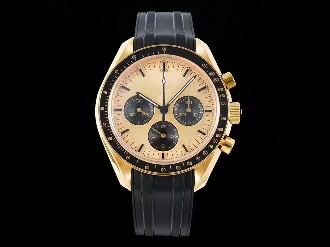 42mm Men's Mechanical Watch Yellow Gold Stainless Steel Dial Luxury Literal Self-Winding Super Quality Movement Deep Water Resistant Moon Watch
42mm Men's Mechanical Watch Yellow Gold Stainless Steel Dial Luxury Literal Self-Winding Super Quality Movement Deep Water Resistant Moon Watch