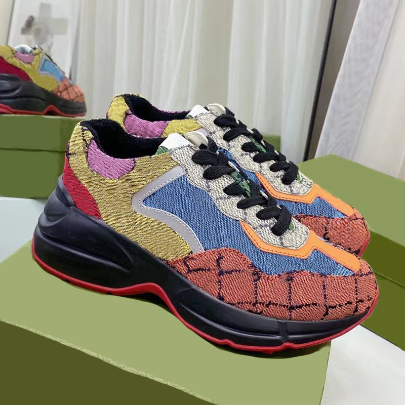 Brand Shoes Designer Rhyton Sneakers Beige Men women Vintage Luxury Chaussures Designers Lady size 35-46, Color24
Brand Shoes Designer Rhyton Sneakers Beige Men women Vintage Luxury Chaussures Designers Lady size 35-46, Color24