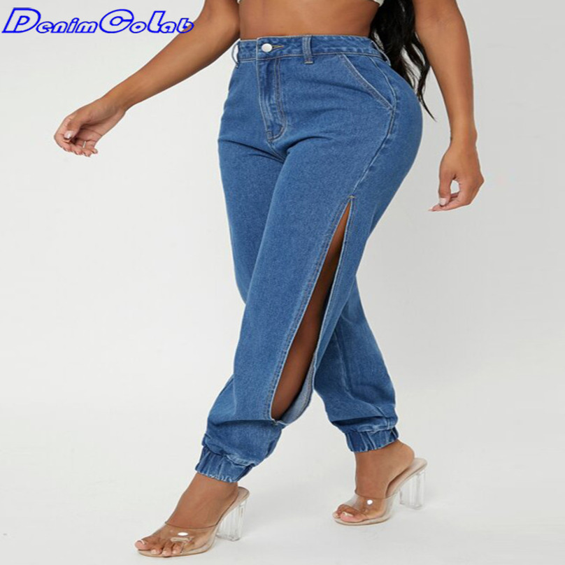 Women's Jeans DenimColab Fashion Side Of Leg Split Women's Jeans Loose Harem Pants Ladies 220824, Blue
Women's Jeans DenimColab Fashion Side Of Leg Split Women's Jeans Loose Harem Pants Ladies 220824, Blue