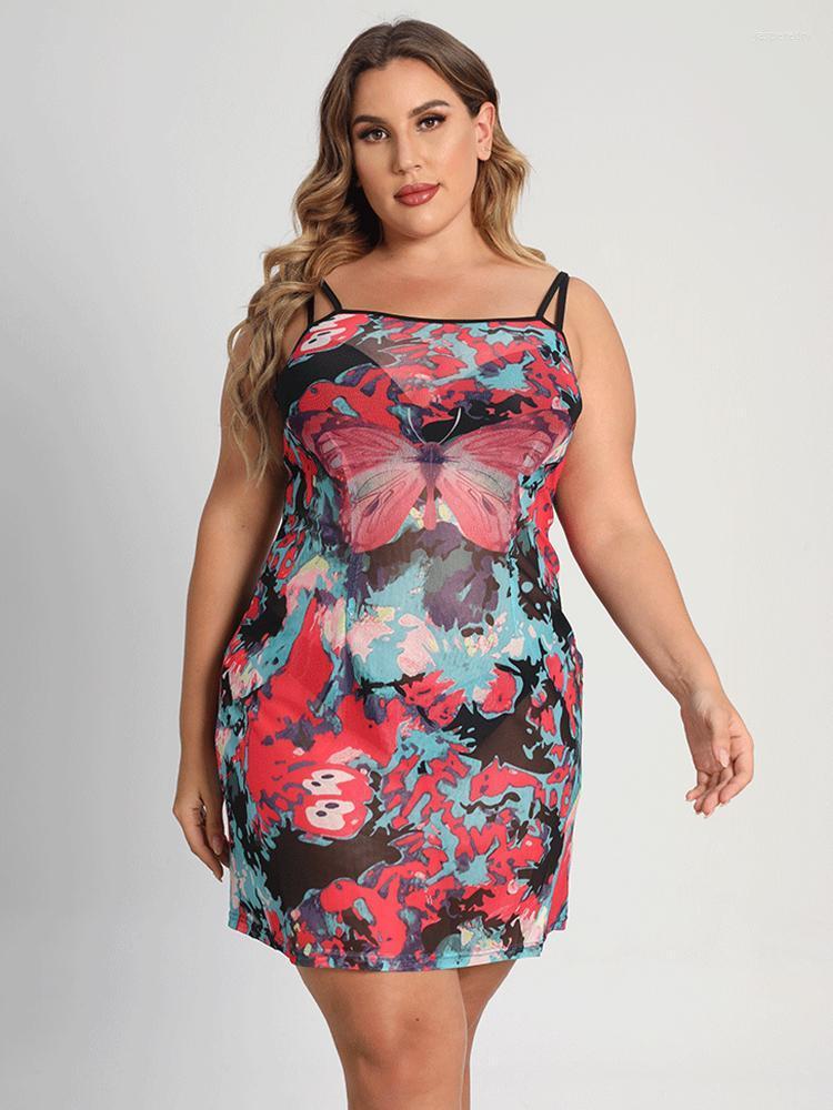 Plus Size Dresses Women Clothing Dress Street Fashion For Summer Elegant Casual Butterfly Print DressesPlus Jasp22
Plus Size Dresses Women Clothing Dress Street Fashion For Summer Elegant Casual Butterfly Print DressesPlus Jasp22