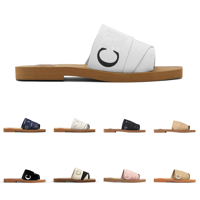 2022 Slippers Designer Women Woody Flat Mules Sandals Slides Sail Canvas White Black Womens Fashion Beach Slipper shoes, # 7
2022 Slippers Designer Women Woody Flat Mules Sandals Slides Sail Canvas White Black Womens Fashion Beach Slipper shoes, # 7