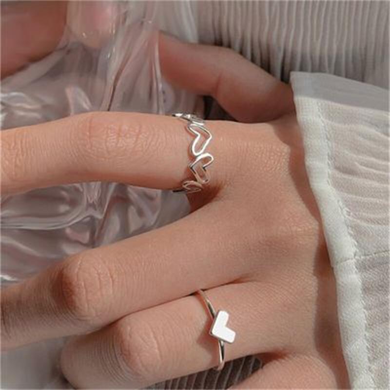 Wedding Rings Vintage Silver Plated Set For Women Girl Knuckles Jewelry 2022 Trend Fashion Heart Hollow Open Adjustable Accessories RingWedd
Wedding Rings Vintage Silver Plated Set For Women Girl Knuckles Jewelry 2022 Trend Fashion Heart Hollow Open Adjustable Accessories RingWedd