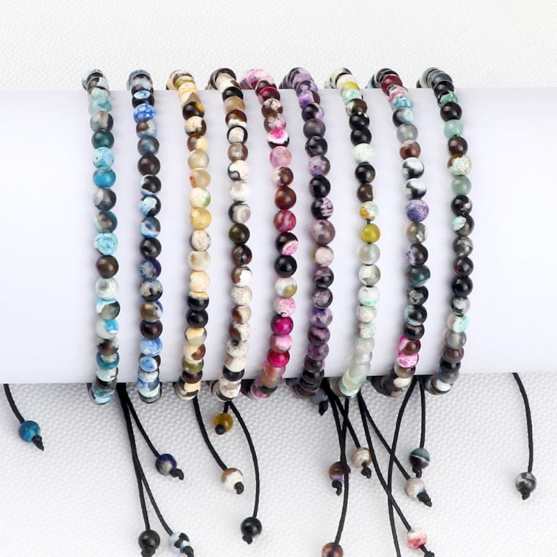 Beaded, Strands Fashion Natural Stone Bracelet Agates Jewelry 4mm Handmade Colorful Beaded Bracelets Yoga Meditation Chakra Bangle For Women
Beaded, Strands Fashion Natural Stone Bracelet Agates Jewelry 4mm Handmade Colorful Beaded Bracelets Yoga Meditation Chakra Bangle For Women