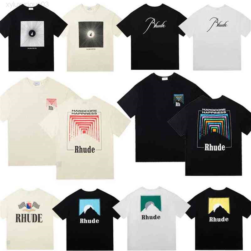 22 Ss Ins High Street Tide Brand Rhude Men' T-shirts Letter Printed Round Neck Tee Loose Cotton Short-sleeved T-208k, Tunnel black
22 Ss Ins High Street Tide Brand Rhude Men' T-shirts Letter Printed Round Neck Tee Loose Cotton Short-sleeved T-208k, Tunnel black