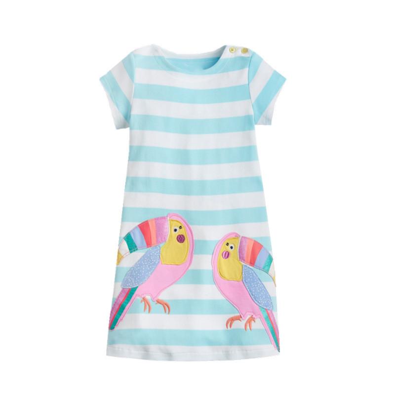 Girl's Dresses Jumping Meters Top Brand Baby Girls Animals Applique Children's Summer Clothing Dress Fashion Dogs Kids DressesGirl's Gir, T6267
Girl's Dresses Jumping Meters Top Brand Baby Girls Animals Applique Children's Summer Clothing Dress Fashion Dogs Kids DressesGirl's Gir, T6267