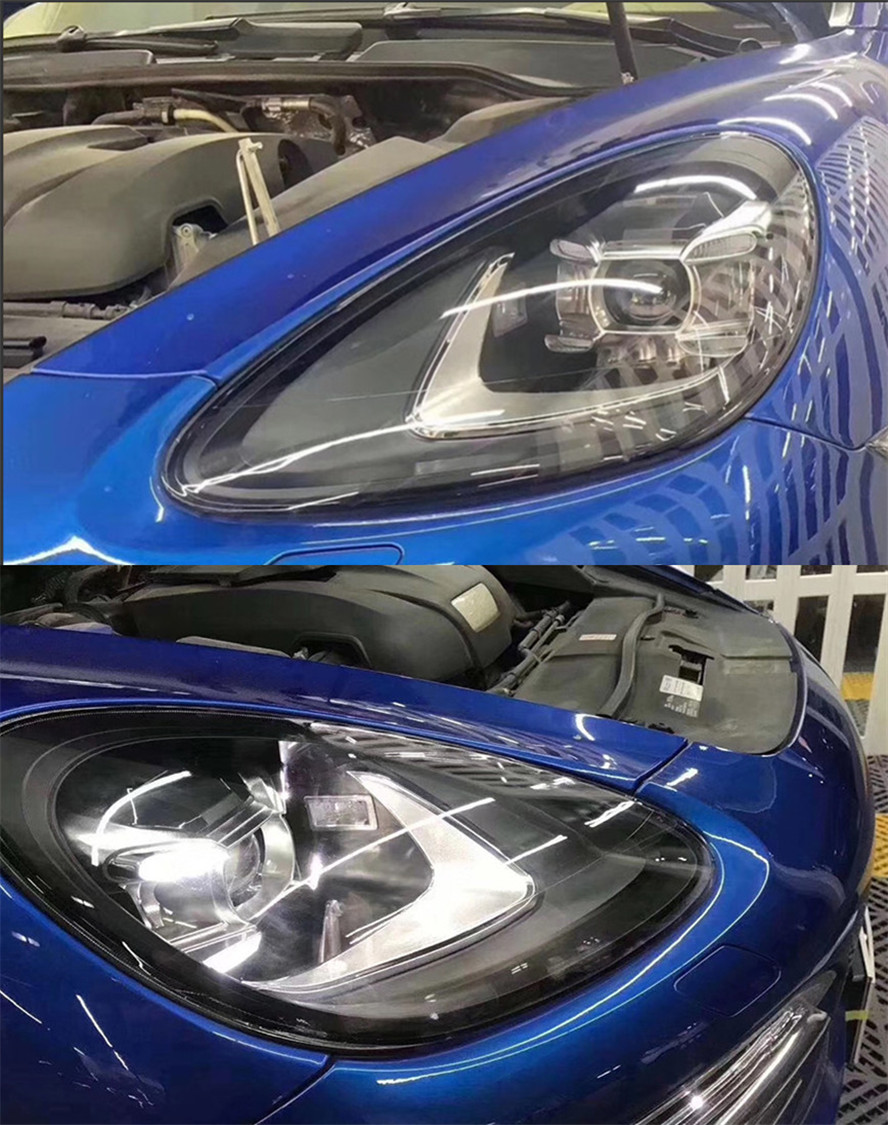 Car Styling For Cayenne 20 11-20 18 LED Headlights High Beam Angel Eyes Replacement Front Lamp Lighting Accessories