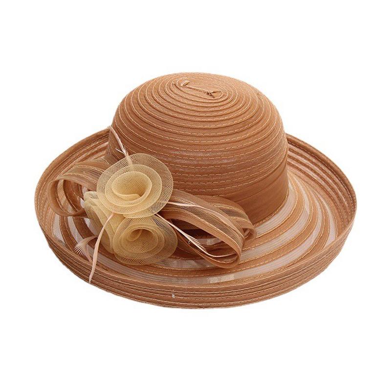 Wide Brim Hats Summer Elegant Flower Sun Hat Lady Fedora Party Wedding Women Curl Cloche Anti-UV Beach CapWide WideWide, Black
Wide Brim Hats Summer Elegant Flower Sun Hat Lady Fedora Party Wedding Women Curl Cloche Anti-UV Beach CapWide WideWide, Black